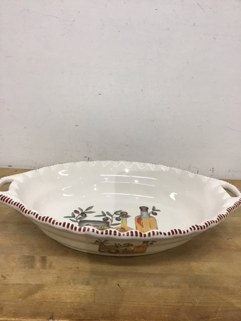23" Euro Goods Import Pasta Bowl/Tray