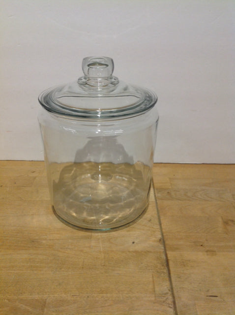 10" Clear Glass Jar
