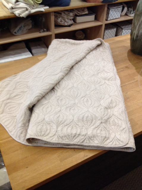 Tan Quilted Coverlet