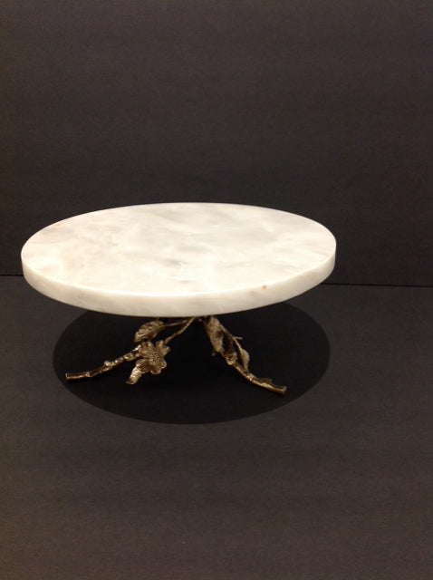 10"Rd Marble Pedestal w/Aram Like Base