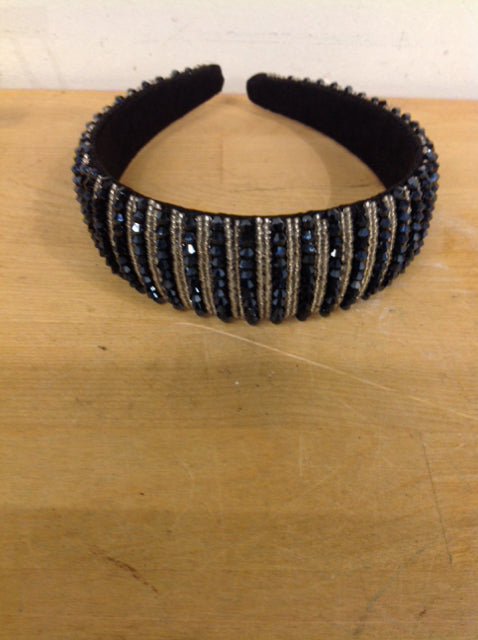 Women's- Black Rhinstone Headband