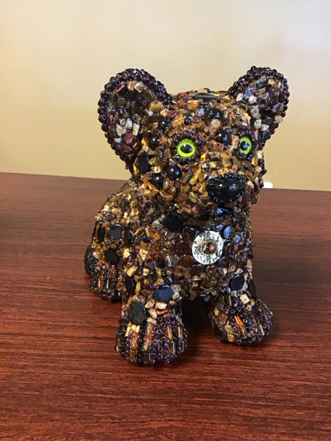 8"x9" "Kiara" Cub Sculpture By Susan David