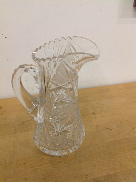 10" Cut Crystal Pitcher