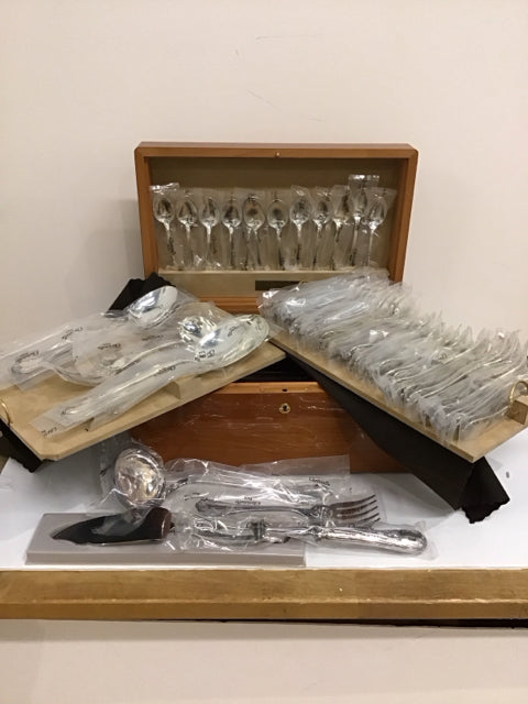 Christofle Silverplate Flatware Serv-12 w/Extras