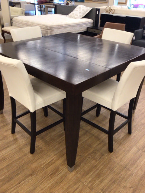 Expandable Bar Height Dining Table