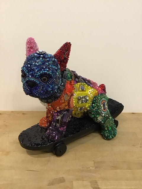 15"x19" Dog Pop Art "Sly" Susan David