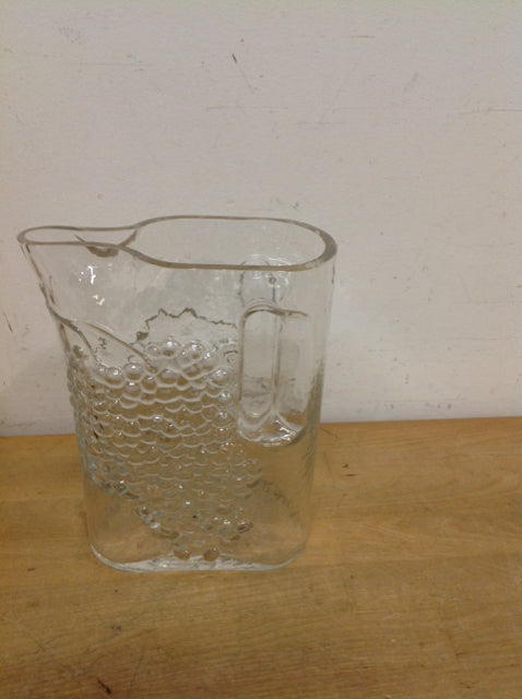 9" Grape Glass Pitcher