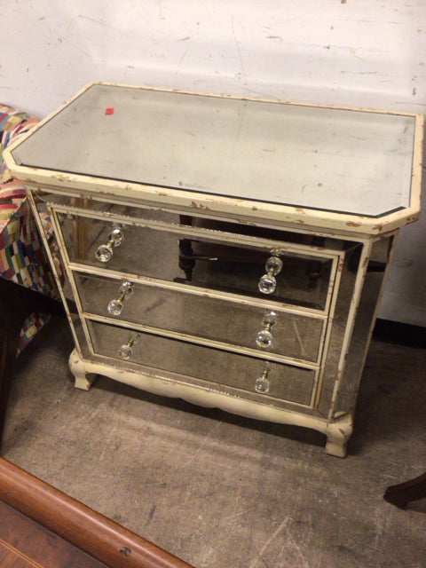 Hooker Mirrored Three Drawer Chest