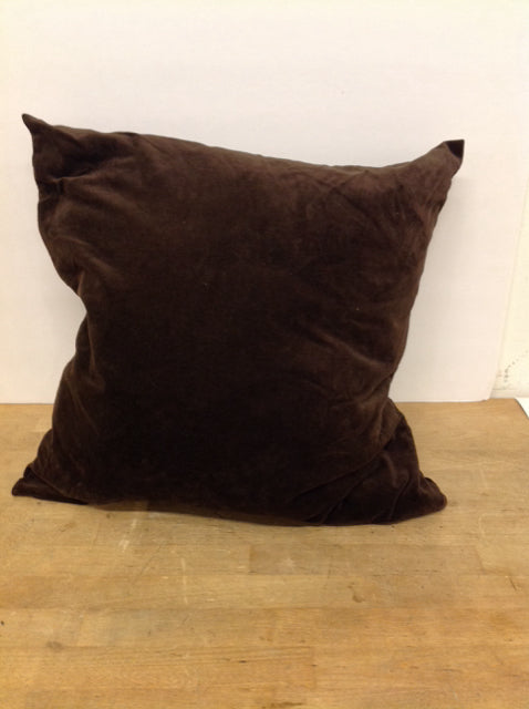 Brown Velvet Pillow