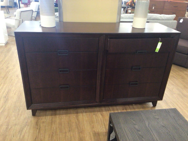 Casana Dark Wood Eight Drawer Dresser
