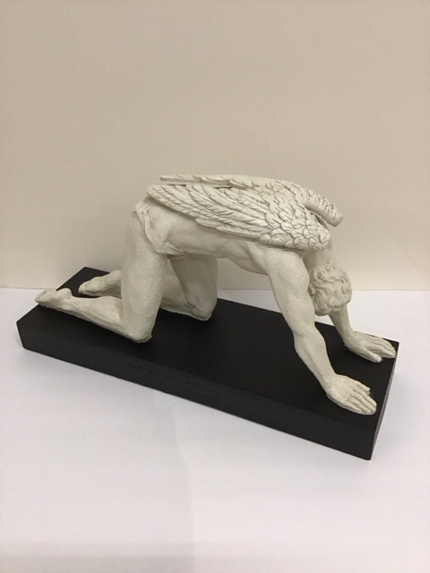 Resin Sculpture of "The Fallen Angel"
