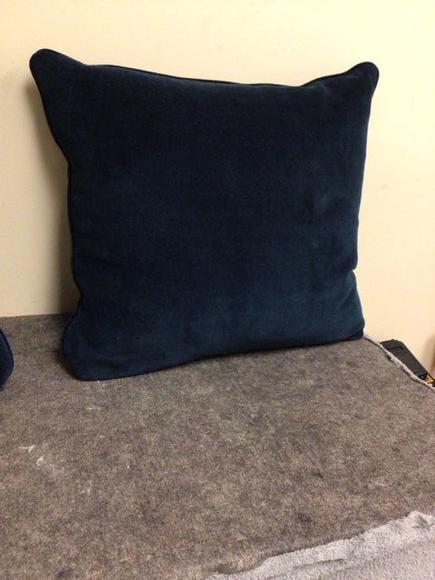 Dark Blue Fabric Pillow