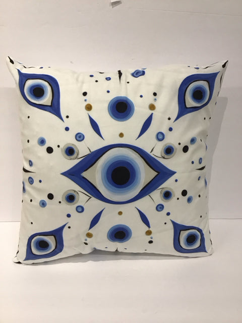 White Pillow w/Blue Eyes