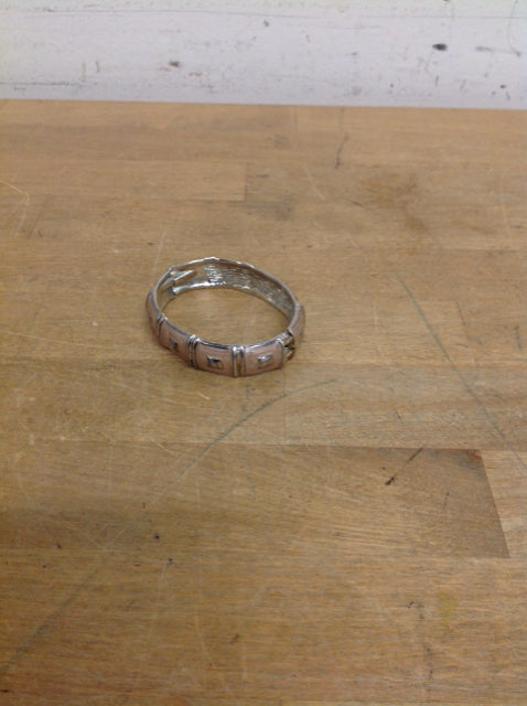 Silver/Enamel Cuff Bracelet