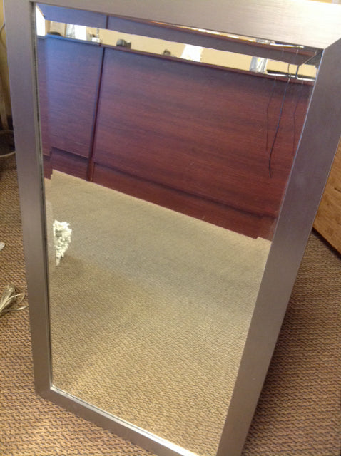 Mirror- 22" X 40" Silver Frame