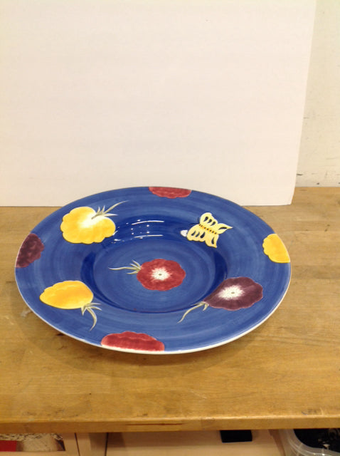 18.5" Painted Ceramic Bowl