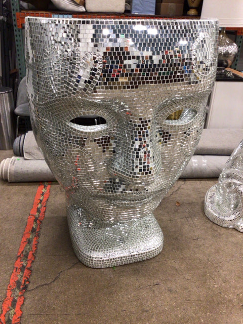 Mosaic Mirror Face/Chair