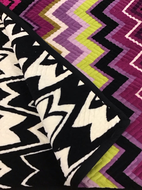 Missonii Multi Color Chevron Throw