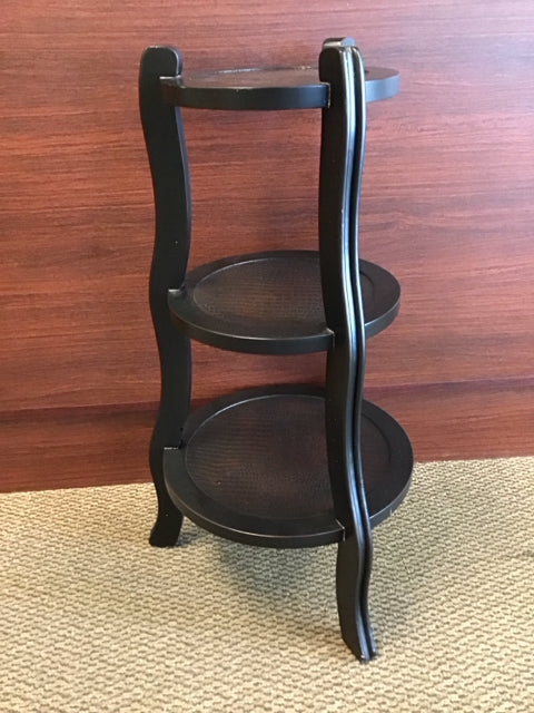 28" 3 Tier Wood Stand