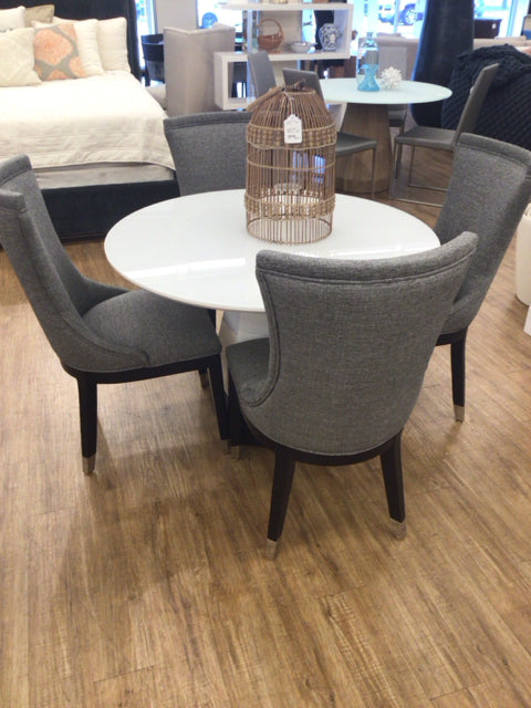 Set/4 Sunpan Modern Home Ariana Grey Chairs