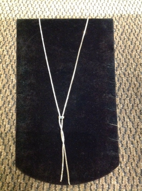 Tiffany Style Adjustable Lariat 36" Necklace