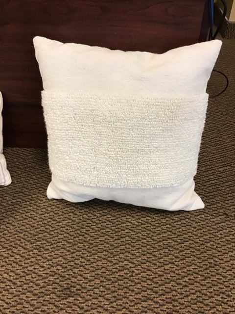 Neutral Crochet Design Pillow