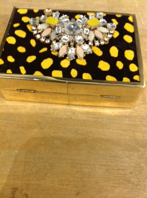 Women's- Gold Rhinestone Purse