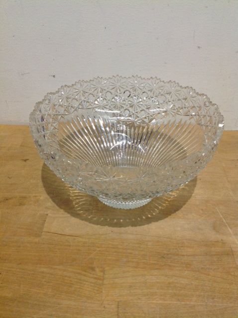 Bowl- 10" Cut Crystal