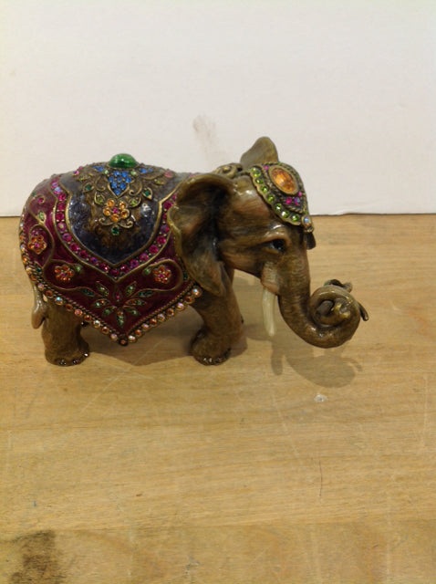 5" Jay Strongwater Elephant w/Crystals