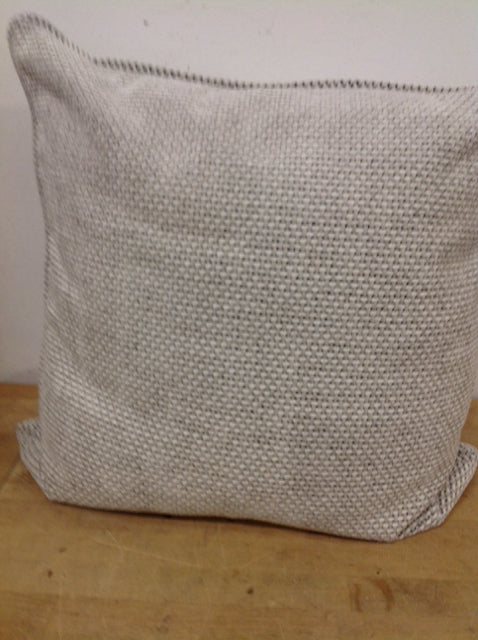 Pillow- 21" Grey & White Weave