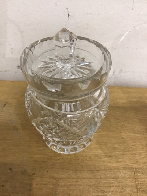 5" Waterford Lidded Jelly Honey Jar