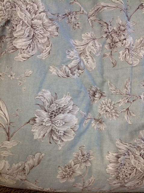 King Green & Brown Floral Comforter