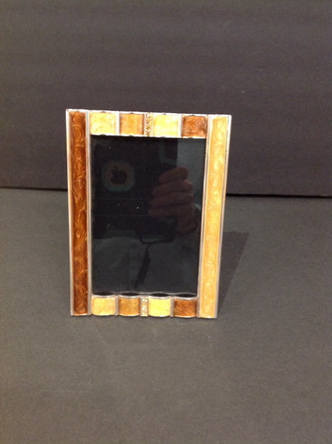4x6 Tan /Brown Enamel Frame