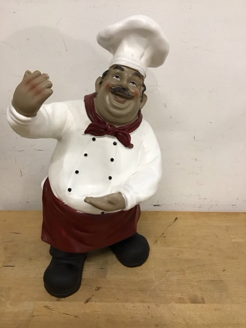 15" Chef  Resin Statue