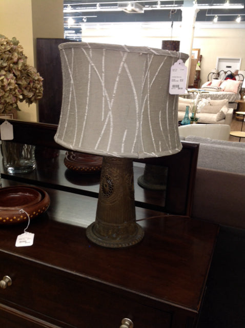 Gold Metal Table Lamp