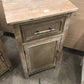 AS-IS Wood One Drawer/One Door End Table(Top Scratched)