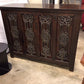 18x56 Carved Front Panel Bar Cabinet