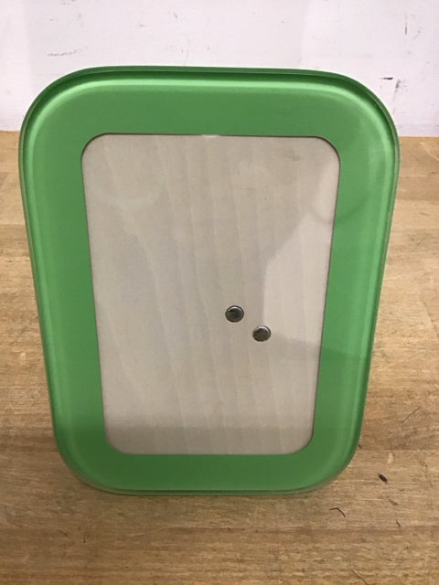 4"x6" Green Glass Border Photo Frame