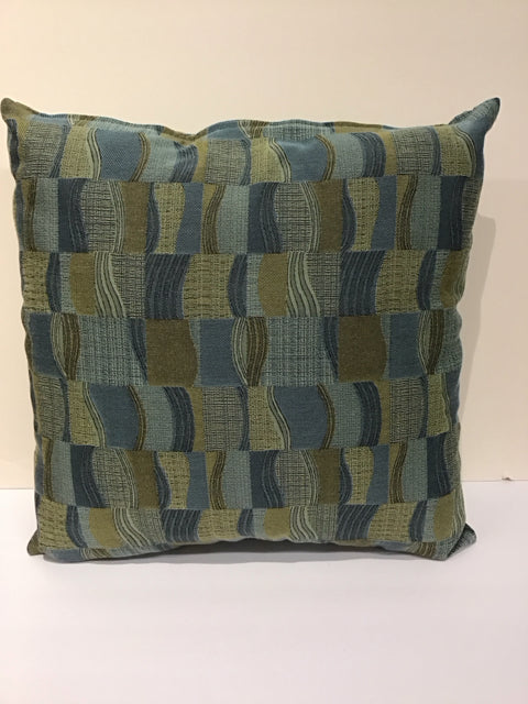 Green/Gold Blue Pillow