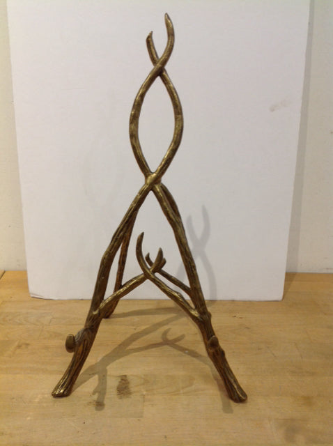 21" Jay Strongwater Metal Abstract Easel