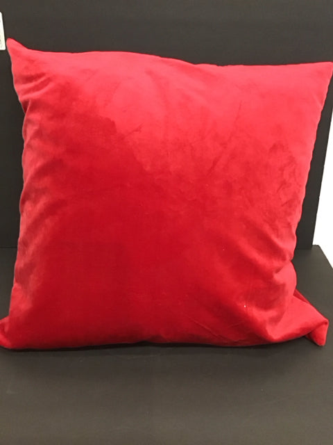 22" Fuscia Velvet Pillow