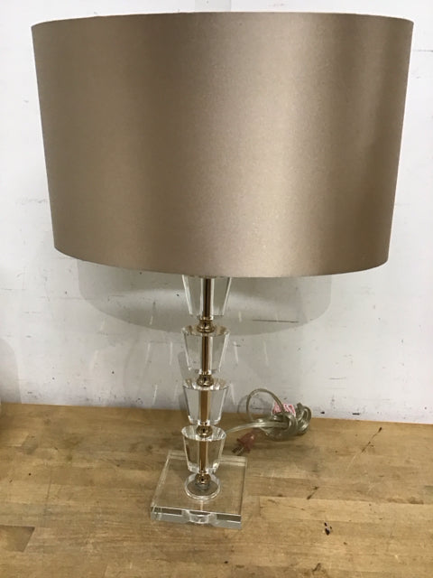 26" Stacked Glass Table Lamp