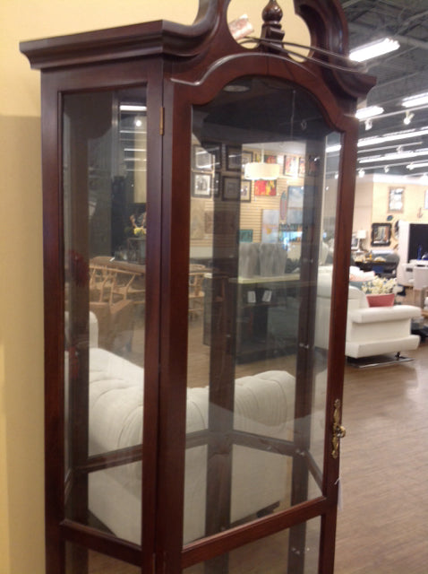 Display Cabinet- Wood & Glass 4 Shelf