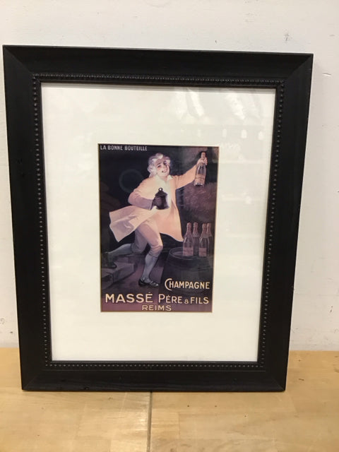 14x17 Framed "La Bonne Bouteille" Poster