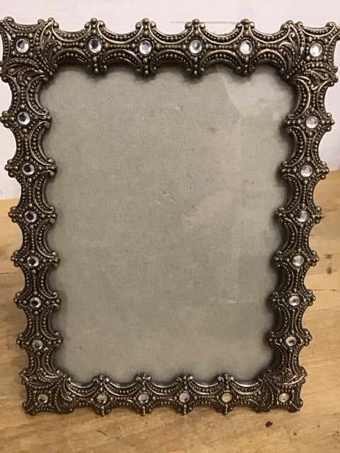 5"x7" Metal Bronze Color Embellished Photo Frame