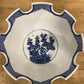 13"x6.5" Mottahedeh Monteith Blue & White Bowl