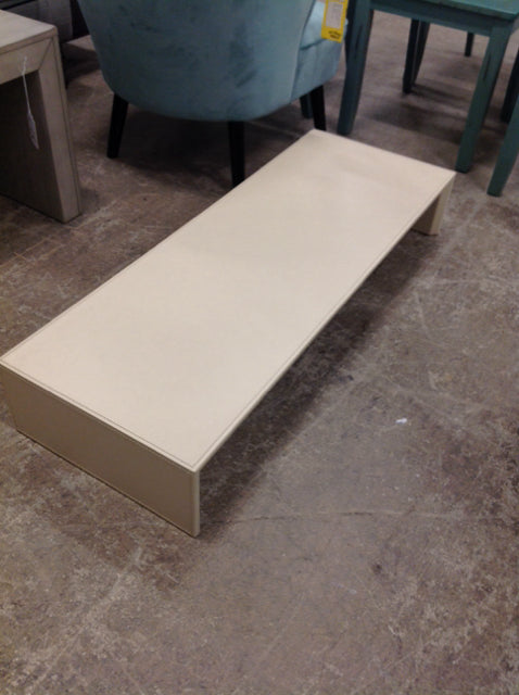 White Minimalist Console Table