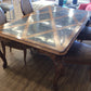 AS-IS Maitland-Smith Wood Extension Dining Table W/Leaf