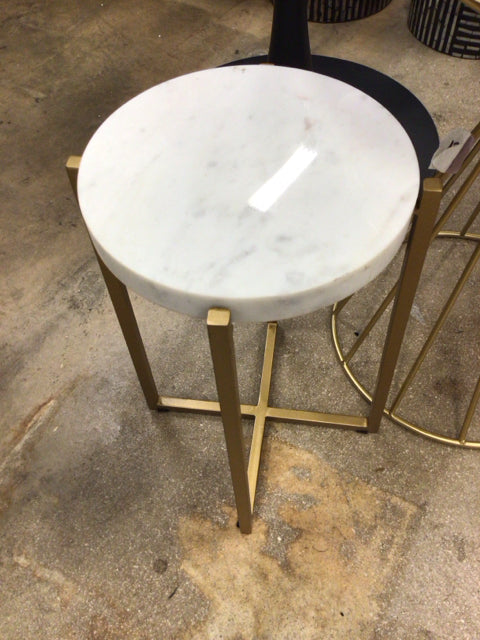 Stone Top Accent Table