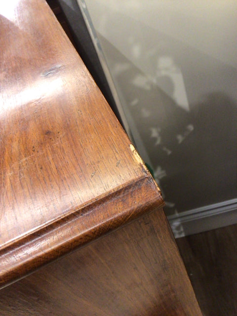 AS-IS Wood Five Drawer Dresser